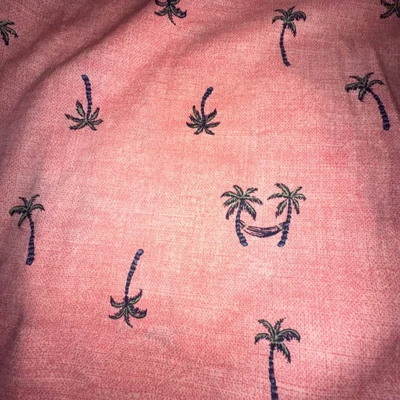Tommy Bahama Mens XXL Coral Palm Tree Hawaiian Shirt Short Sleeve Button Up - Picture 4 of 7